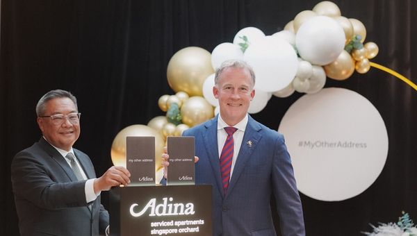 Far East Hospitality CEO Arthur Kiong (left) with Australian High Commissioner to Singapore Will Hodgman perform a symbolic "check in" to mark the official opening of Adina Serviced Apartments Singapore Orchard. Far East Hospitality CEO Arthur Kiong (left) with Australian High Commissioner to Singapore Will Hodgman perform a symbolic "check in" to mark the official opening of Adina Serviced Apartments Singapore Orchard.