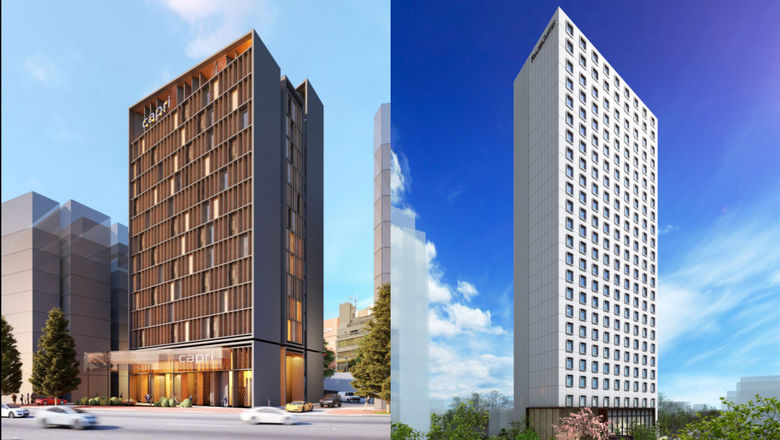 Capri by Fraser, Ginza (Left) and Fraser Suites Akasaka (Right).