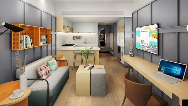 Ascott China has entered a joint venture with Jin Jiang Hotels (China Region) to advance the asset-light expansion of their respective apartment hotel brands in China, namely Ascott’s Quest and Jin Jiang Hotels’ TULIP LODJ. Pictured here is an artist’s impression of a TULIP LODJ one-bedroom apartment. Ascott China has entered a joint venture with Jin Jiang Hotels (China Region) to advance the asset-light expansion of their respective apartment hotel brands in China, namely Ascott’s Quest and Jin Jiang Hotels’ TULIP LODJ. Pictured here is an artist’s impression of a TULIP LODJ one-bedroom apartment.