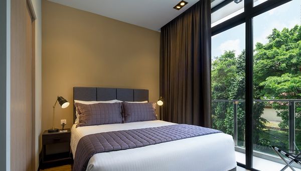 Momentus Serviced Residences Novena’s studio apartment. Momentus Serviced Residences Novena’s studio apartment.