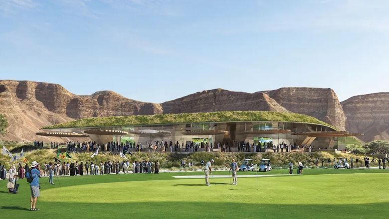 The Nick Faldo course course in Qiddiya City will be set alongside the Tuwaiq Mountasins.