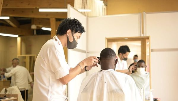 Services at the Olympic Village include a hair salon, a nail salon and a store to purchase Olympic merchandise. Services at the Olympic Village include a hair salon, a nail salon and a store to purchase Olympic merchandise.