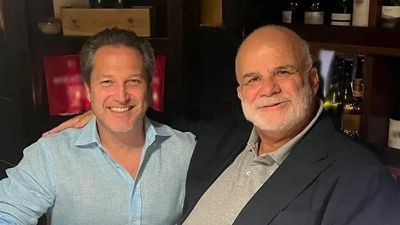 Ecoventura CEO Santiago Dunn (left) with A&K Travel Group chairman Manfredi Lefebvre d'Ovidio.