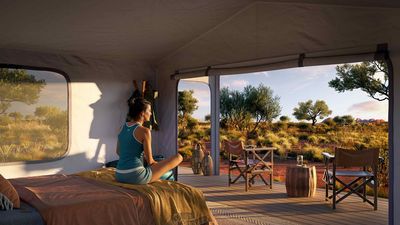 The Uluru-Kata Tjuta Signature Walk guides small groups on a five-day trek through the park, blending cultural education and eco-friendly accommodation.