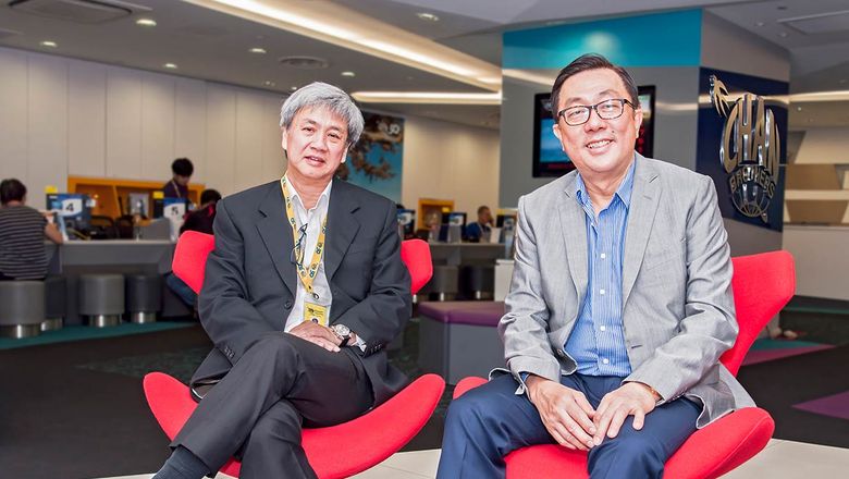 Allen Leng, director, corporate office & Chan Brothers Lab; and Anthony Chan, managing director of Chan Brothers Group.