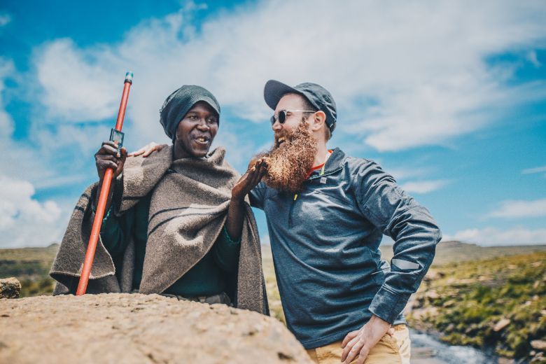 Hiking in the Drakensberg, South Africa, with Intrepid Travel.