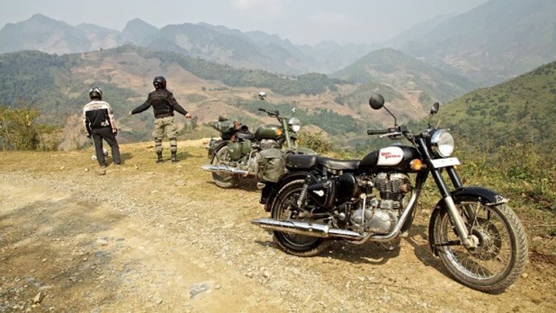 Motor bike riders heading for Nepal in a good cause