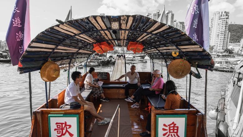 The sampan's now refurbished for "more youngsters who are interested in cultural preservation," says founder Kenny Chan.