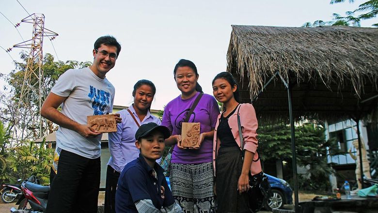 Backstreet Academy guests learn from the locals in Vientiane, Laos.