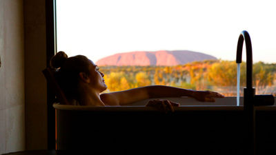 Longitude 131° offers 16 luxury tented pavilions with stunning Uluru views, private balconies, gourmet dining, Indigenous-inspired spa treatments, and exclusive desert experiences in Australia’s Red Centre.