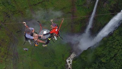 Green Discovery offers a night perched in a hammock 300-metres above the ground.