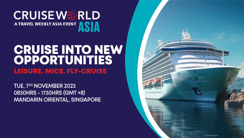 CruiseWorld Asia 2023 is happening on 7 November 2023 at Mandarin Oriental, Singapore, with limited seats available.