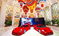 Among the headline attractions are the F40 (left), the final Ferrari approved by founder Enzo Ferrari, and the F50 (right), which brought Formula One-inspired technology to the road.