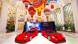 Among the headline attractions are the F40 (left), the final Ferrari approved by founder Enzo Ferrari, and the F50 (right), which brought Formula One-inspired technology to the road.