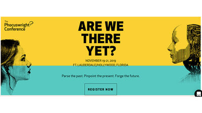 The Phocuswright Conference returns next month from Nov 19 to 21 at Ft. Lauderdale/Hollywood in Florida.
