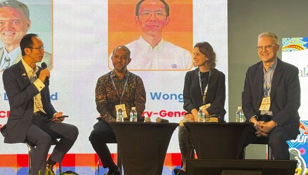 From left at ATC 2025: Nigel Wong, president, MATTA; Noor Ahmad, CEO, PATA; Giuliana Riitano, vice president, Asia-Pacific, Agoda; Randy Durband, CEO, GSTC From left at ATC 2025: Nigel Wong, president, MATTA; Noor Ahmad, CEO, PATA; Giuliana Riitano, vice president, Asia-Pacific, Agoda; Randy Durband, CEO, GSTC