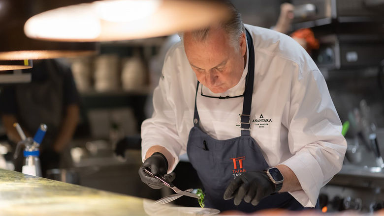 Chef Stefan Stiller at Anantara Siam Bangkok.
