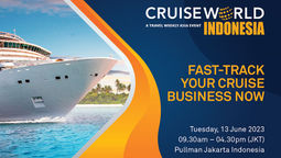 CruiseWorld Indonesia 2023 is happening on 13 June 2023 at Pullman Jakarta Indonesia.
