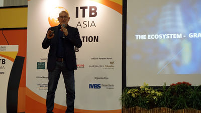 Frank Sliwka, COO, Asia of ESL Gaming speaking at ITB Asia 2018.