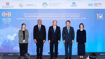 GTEF and UNWTO signed MOU for post-pandemic era of tourism growth, with alternating annual events in international destinations and Macau.