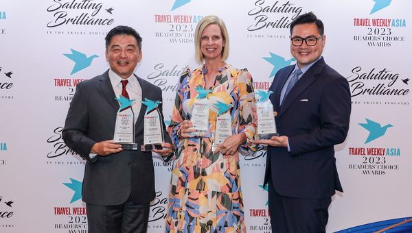 From left: Michael Goh, Resorts World Cruises; Angie Stephen, Royal Caribbean International; Henry Yu, Uniworld Boutique River Cruises From left: Michael Goh, Resorts World Cruises; Angie Stephen, Royal Caribbean International; Henry Yu, Uniworld Boutique River Cruises