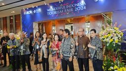 The opening ceremony of the Wonderful Indonesia Tourism Fair (WITF), which took place from 2 to 4 October at Swissotel Jakarta PIK Avenue.