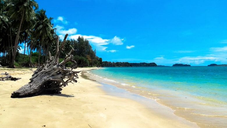 Wandoor Beach, Port Blair, Andaman and Nicobar Islands.