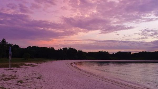 Sunrise from Eagle’s Bay beach. Sunrise from Eagle’s Bay beach.