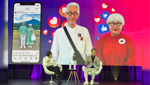 Yamakita sees promise in Japan’s senior market, citing the example of BonPon511, a Japanese senior couple who gained a massive following for their coordinated fashion. Yamakita sees promise in Japan’s senior market, citing the example of BonPon511, a Japanese senior couple who gained a massive following for their coordinated fashion.