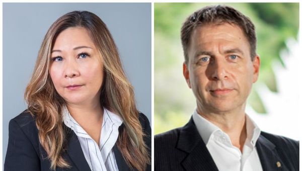 Bali Hotels Association's Fransiska Handoko and Phuket Hotels Association's Bjorn Courage. Bali Hotels Association's Fransiska Handoko and Phuket Hotels Association's Bjorn Courage.