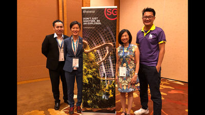 (L-R): Charles Tan, managing director of Pegasus Travel Management; Ong Ling Lee, director, travel agents and tourist guides of STB; Wee Hee Ling, CEO of Euro-Asia Holidays; TY Suen, founder of Monster Day Tours and spokesperson for Tour Operators Alliance.