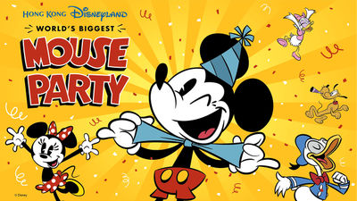 A double celebration awaits guests at Hong Kong Disneyland.