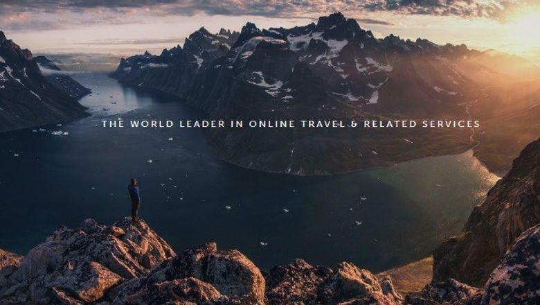 Homepage of Booking Holdings.