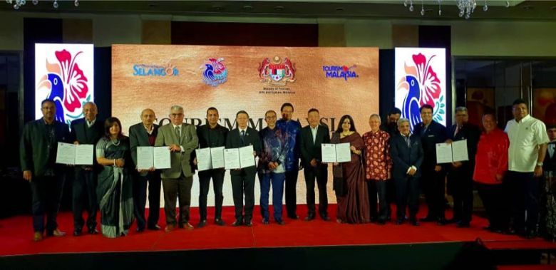 MOU signing ceremony between MATTA and various national travel associations from India.