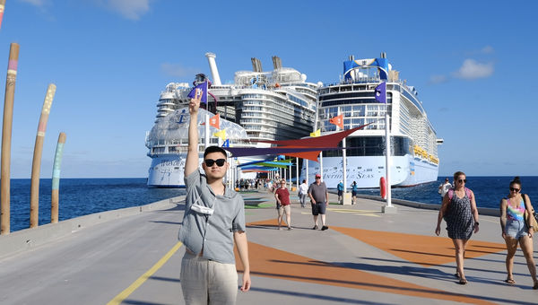 In late 2023, Khe Han fulfilled his lifelong cruise dream by visiting Royal Caribbean’s private island, CocoCay, ticking it off his personal bucket list.