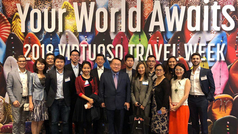 Ten Chinese travel agencies attended Virtuoso Travel Week in Las Vegas.
