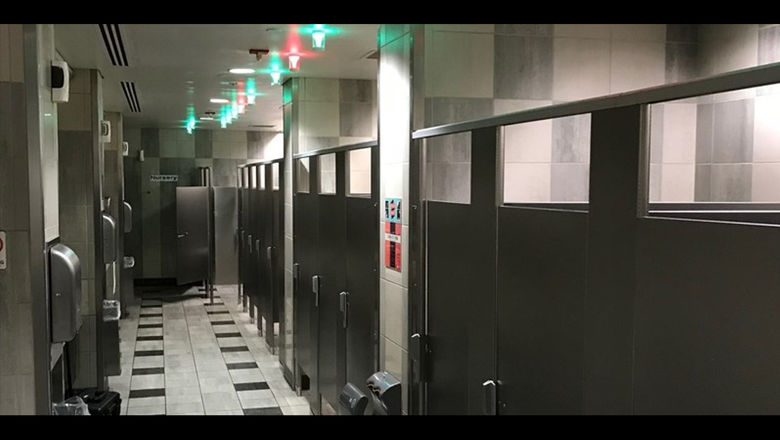 LAX pilots ‘smart’ toilets that let you know at a glance when a cubicle is occupied.