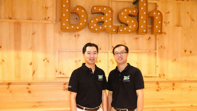 Founders of Globaltix, Chan Chee Chong, CEO (left), and Chan Chee Kong, COO at the official launch at BASH in Singapore.
