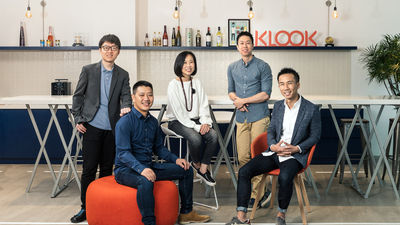 Klook’s chief executive team.