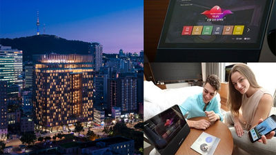 Novotel Ambassador Seoul Dongdaemun Hotels & Residences comes with 523 rooms and a rooftop swimming pool.