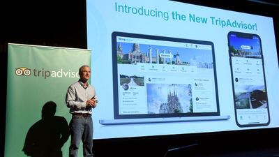 Steve Kaufer, TripAdvisor CEO and co-founder rolls out the new website and mobile experience.