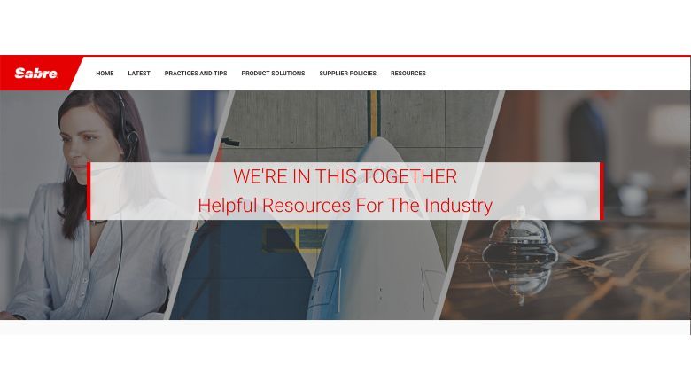 Sabre has rolled out a resource centre for its travel partners to offer technology and resources that businesses need to keep running.