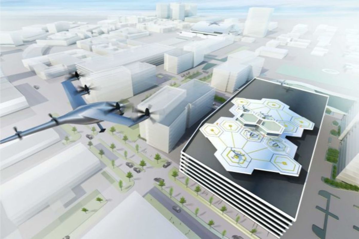 Passengers will travel across a citywide network of landing pads called Skyports.