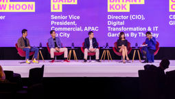 From left: TakeMe’s Lu Dong; GlobalTix’s Chan Chee Chong; Garden by the Bay’s Bryant Kok; Go City’s Baidi Li; and WiT’s Yeoh Siew Hoon