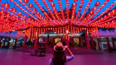 At least 40% of APAC travellers began their festive holiday planning one month ahead, except for Japan, Thailand and Malaysia — which are currently combating fresh lockdowns. (Pictured: Thean Hou Temple, Kuala Lumpur)