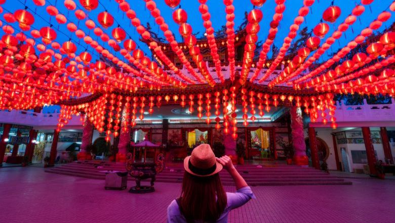 At least 40% of APAC travellers began their festive holiday planning one month ahead, except for Japan, Thailand and Malaysia — which are currently combating fresh lockdowns. (Pictured: Thean Hou Temple, Kuala Lumpur)