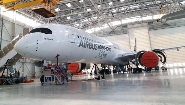Airbus manufacturing facility in Toulouse, France.