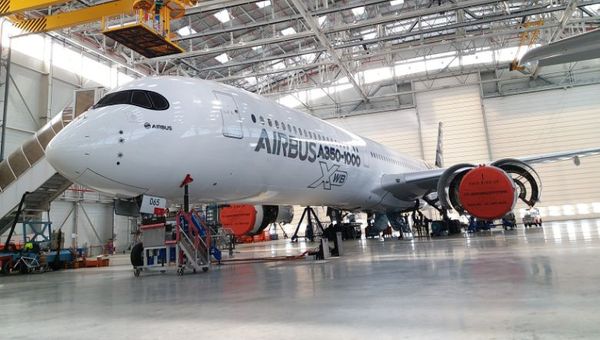 Airbus manufacturing facility in Toulouse, France. Airbus manufacturing facility in Toulouse, France.
