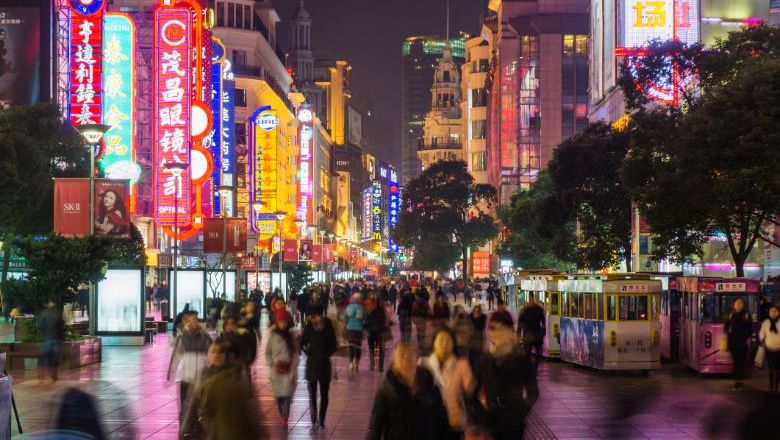 December searches for travels show domestic destinations leading in Japan, Thailand, Australia, India and South Korea, according to Expedia Group Media Solutions. Pictured: Nanjing Road, Shanghai