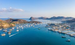 Labuan Bajo Harbour, Indonesia. The country is set to overtake Thailand as Southeast Asia’s largest travel market in 2026, as higher airfares boost domestic travel.